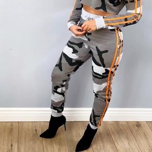 Grey Camo Joggers